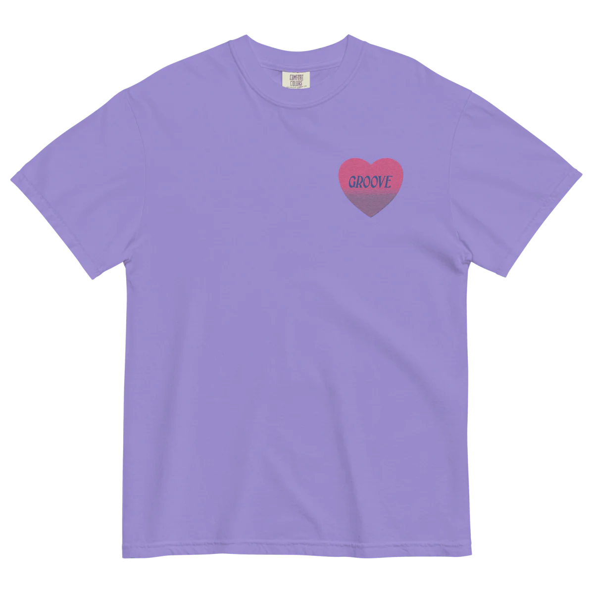 Groove is in the Heart Embroidered T-shirt (Unisex) - Image 5