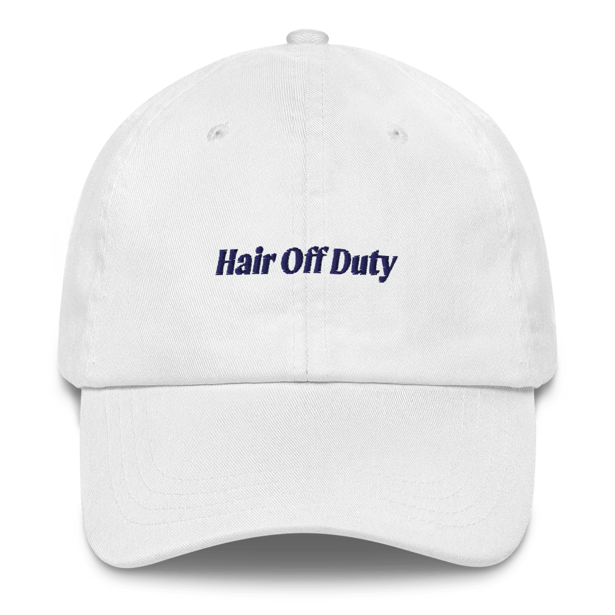 Hair Off Duty Embroidered Dad Hat - Image 5