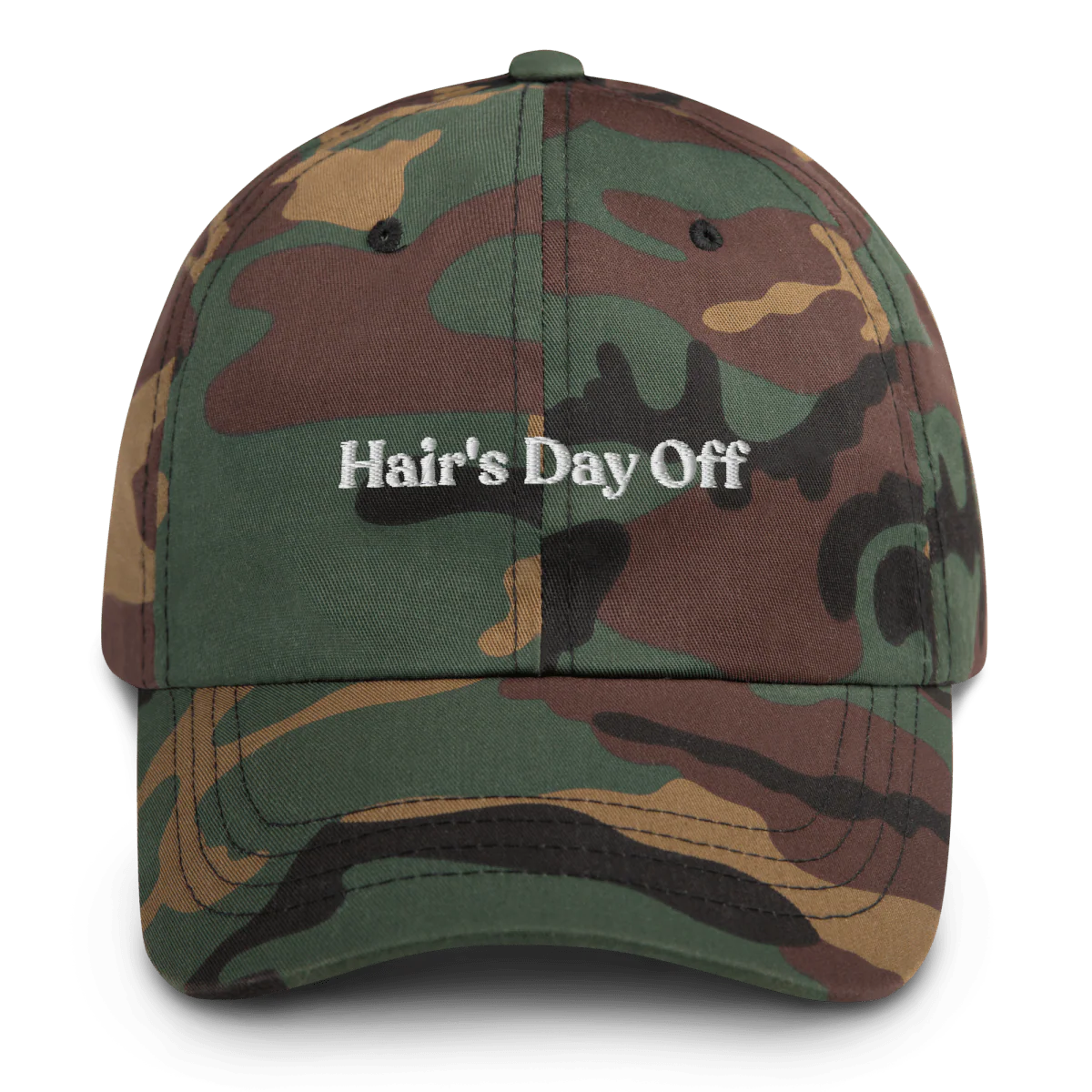 Hair's Day Off Embroidered Dad Hat - Image 5