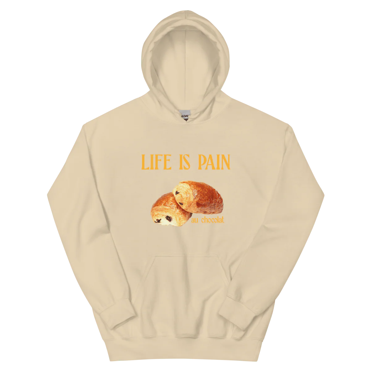 Life is Pain (au chocolat) Hoodie - Image 4