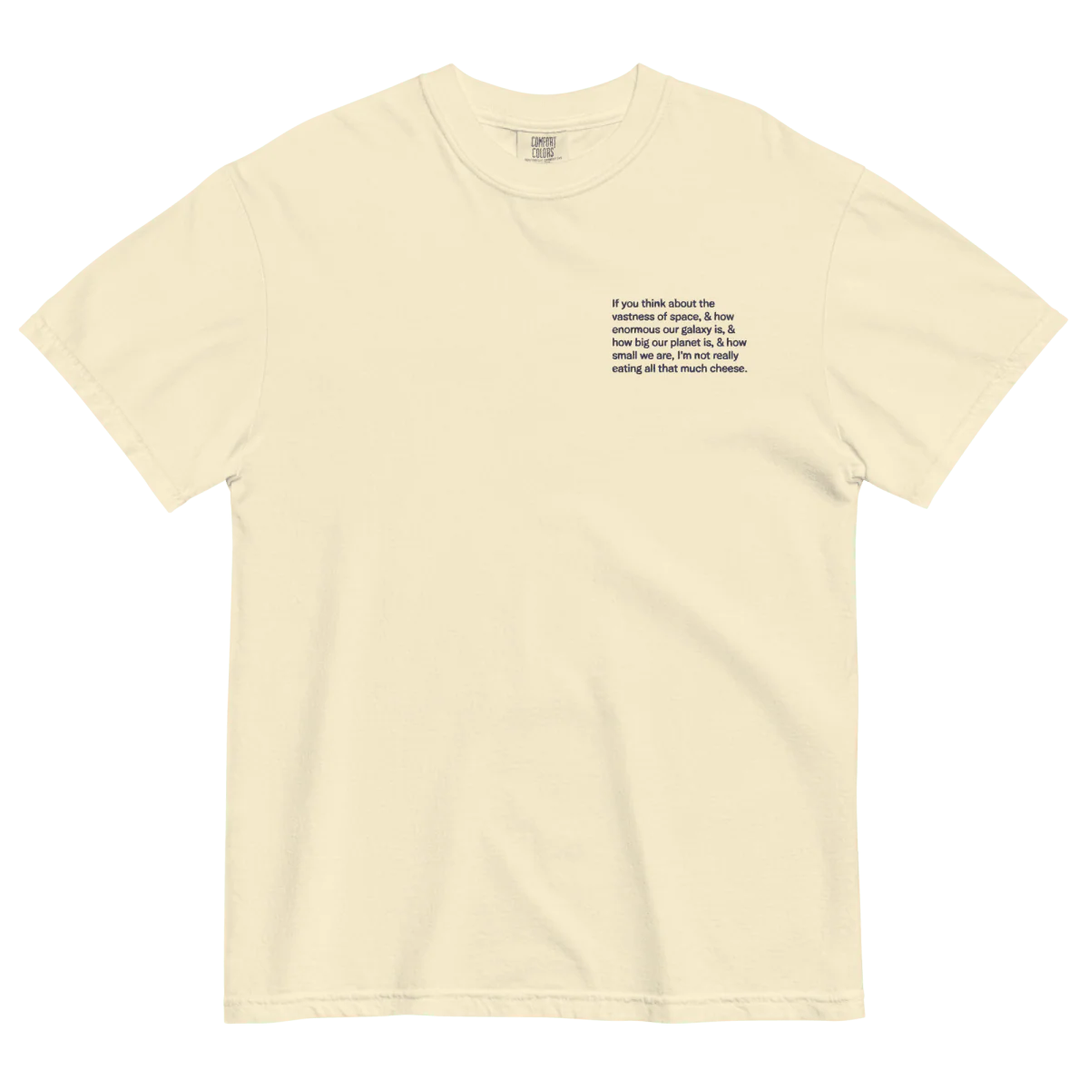 "Not that much cheese" Embroidered Shirt - Image 3