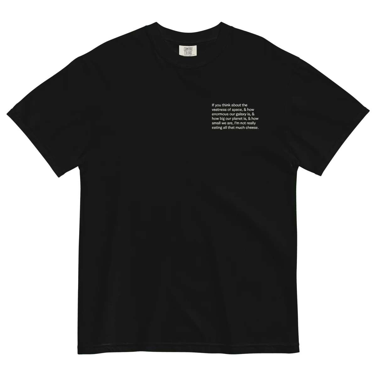 "Not that much cheese" Embroidered Shirt - Image 5