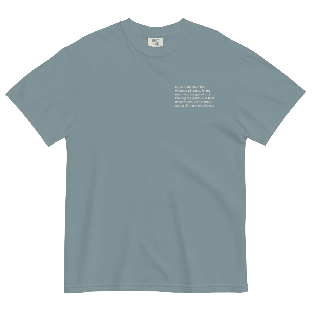 "Not that much cheese" Embroidered Shirt - Image 7