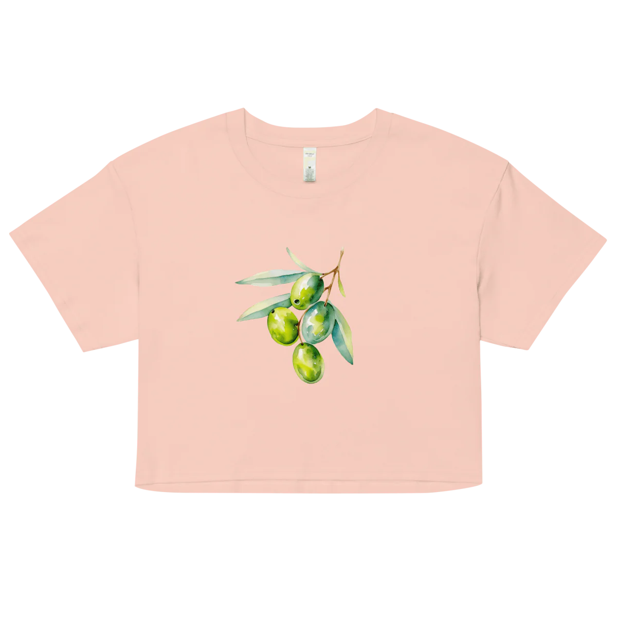 Mediterranean Olives Crop Top - Image 4