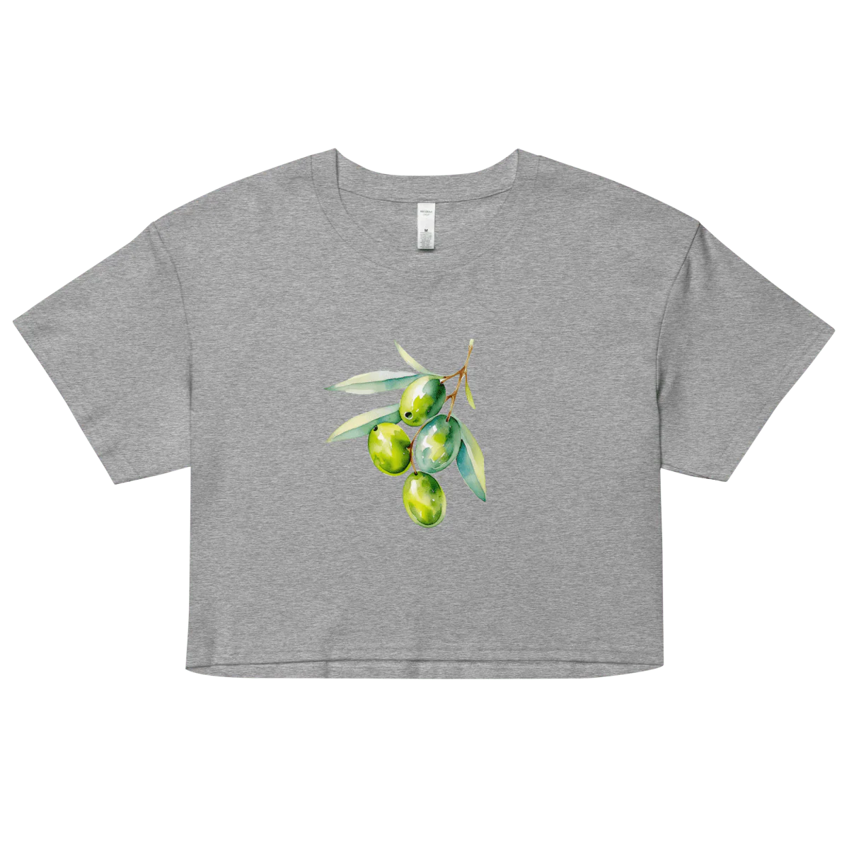 Mediterranean Olives Crop Top - Image 5