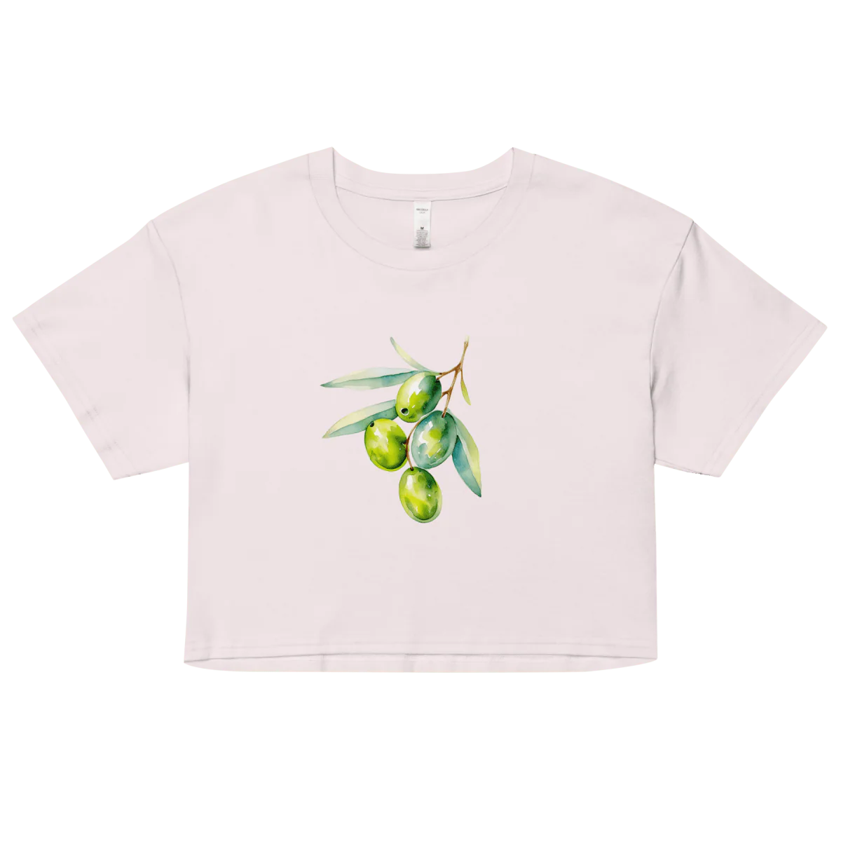 Mediterranean Olives Crop Top - Image 6