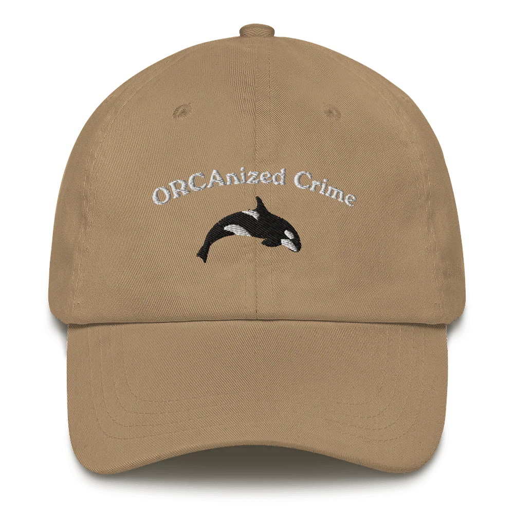 ORCAnized Crime Embroidered Dad Hat - Image 5