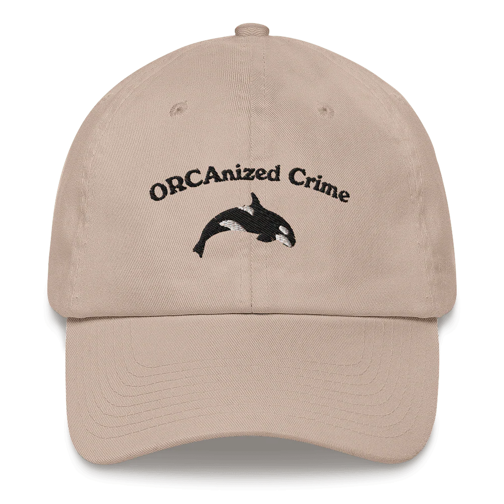 ORCAnized Crime Embroidered Dad Hat - Image 7