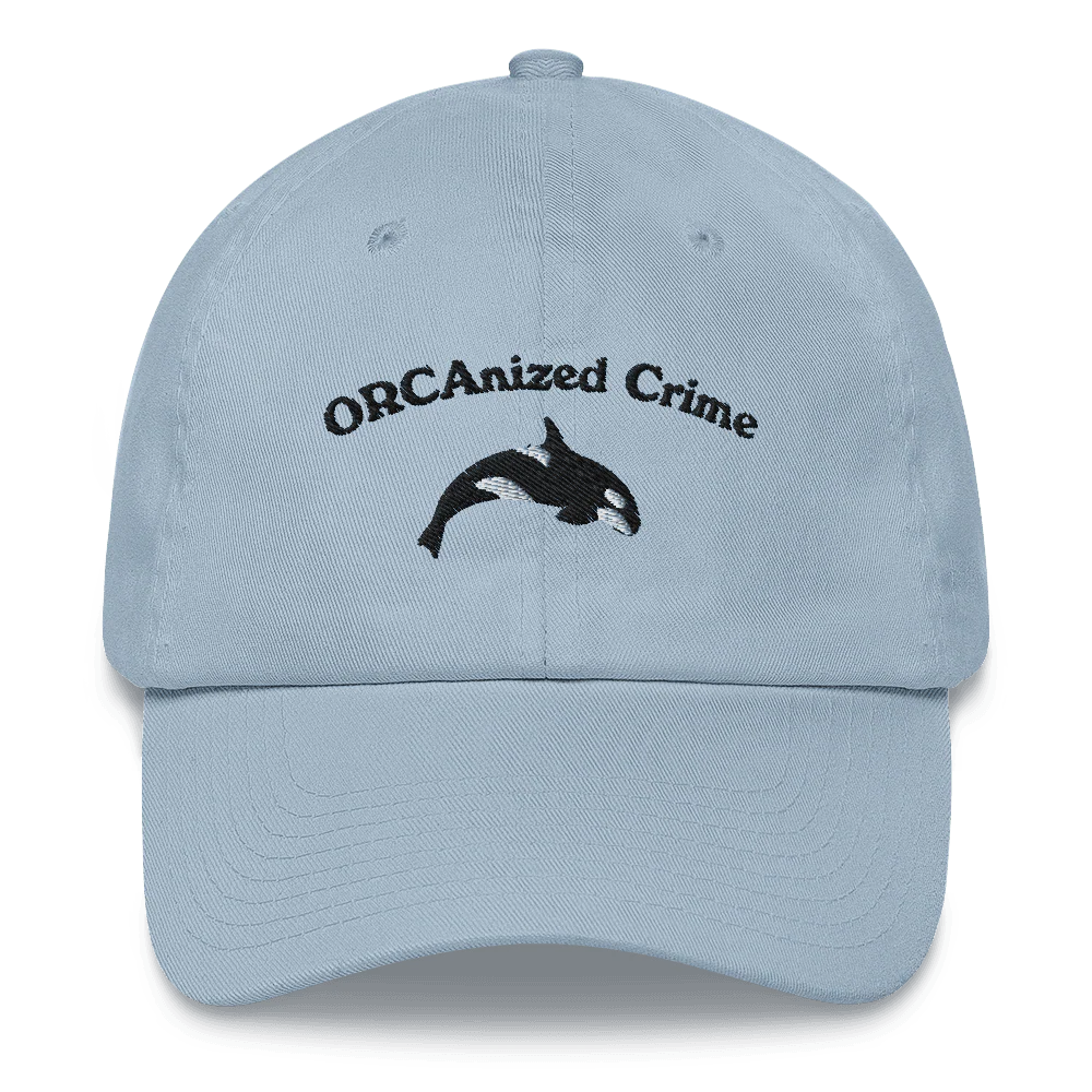 ORCAnized Crime Embroidered Dad Hat - Image 9