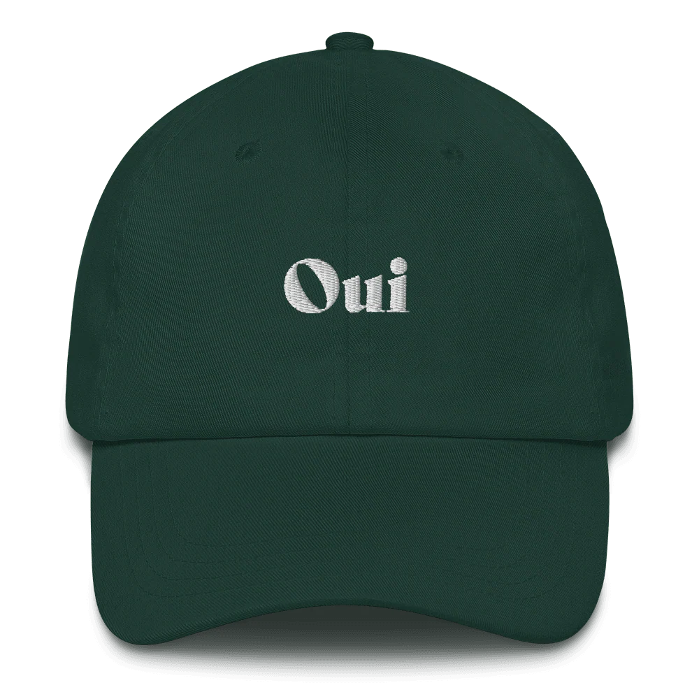 Oui Embroidered Dad Hat - Image 3