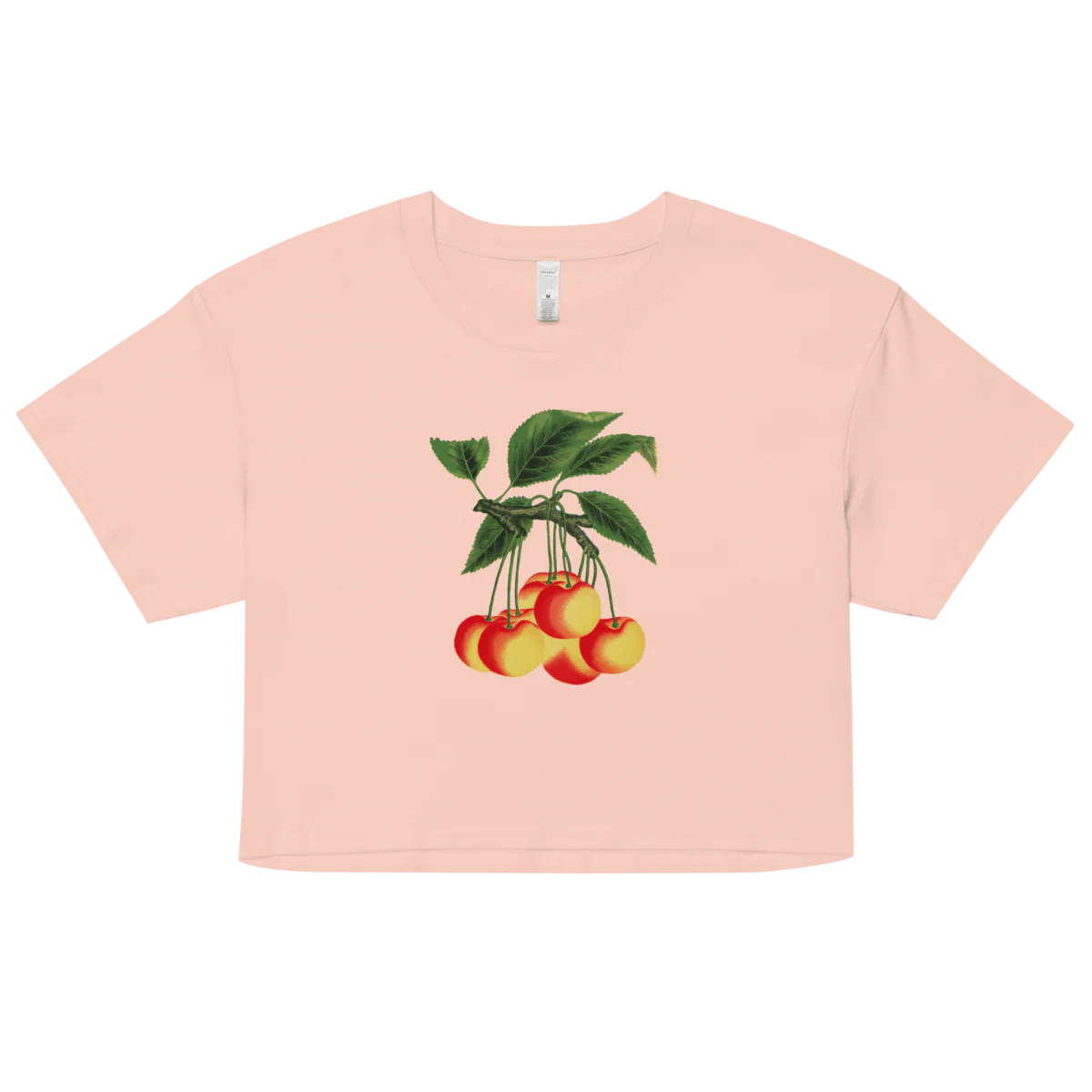 White Cherries Crop Top - Image 5