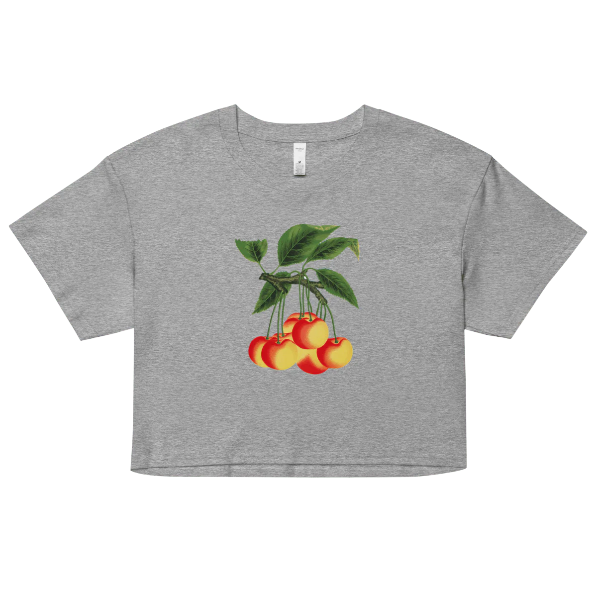 White Cherries Crop Top - Image 6