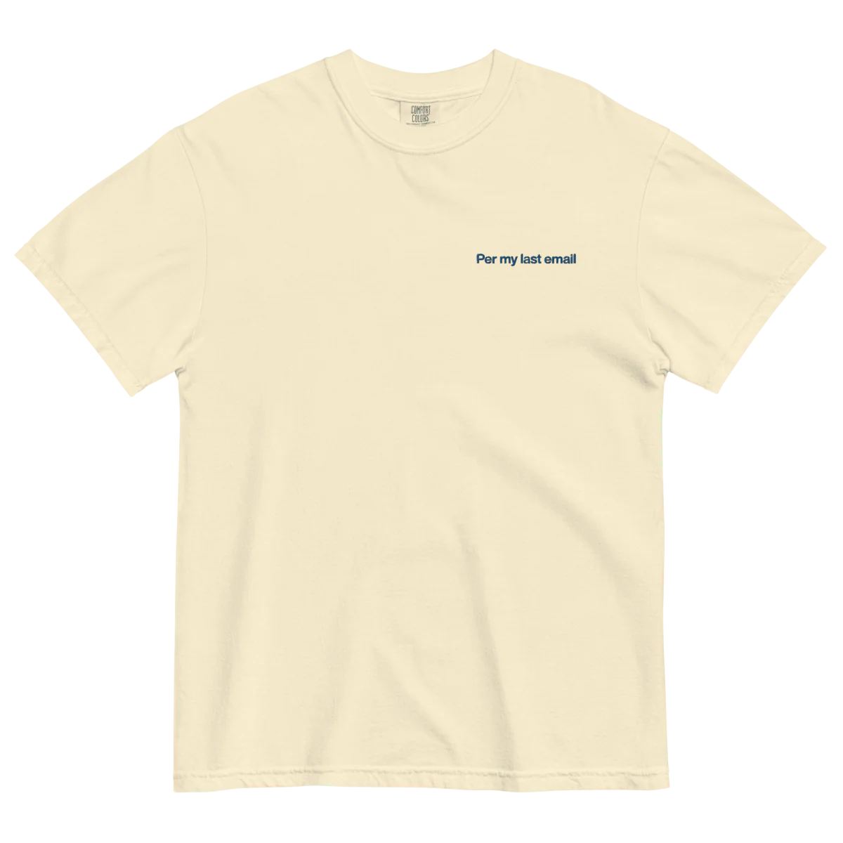 Per my last email Embroidered T-shirt - Image 5