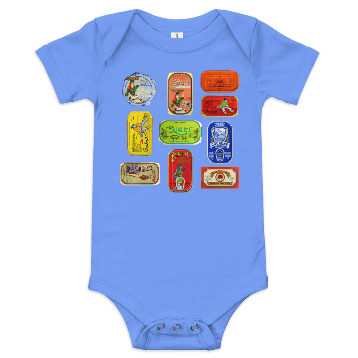 Sardine Tins of Portugal Baby Onesie - Image 3