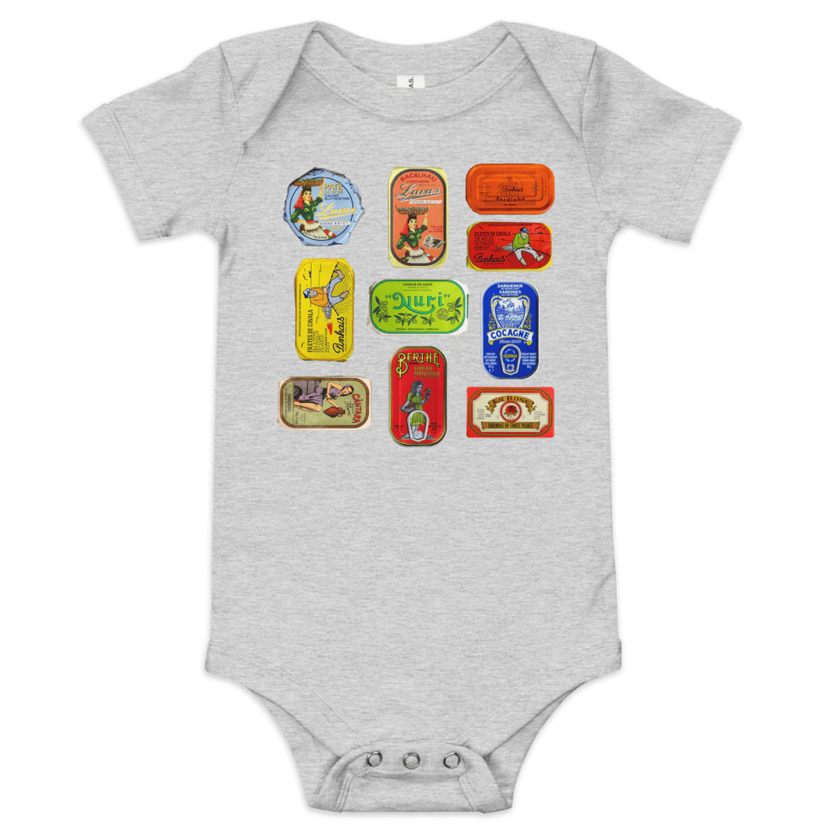 Sardine Tins of Portugal Baby Onesie - Image 4