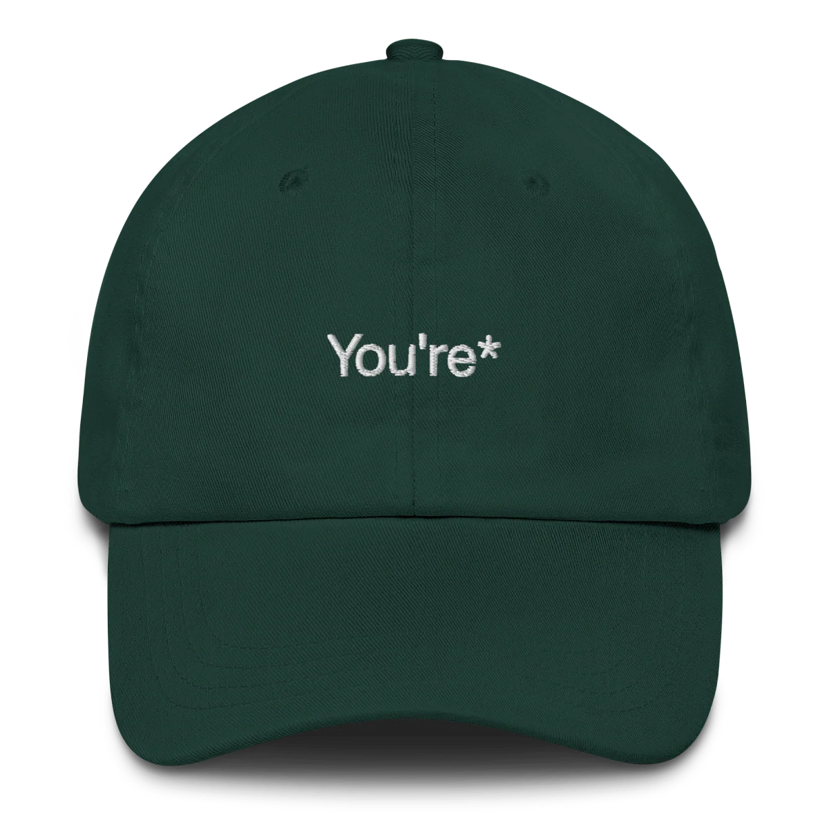 You're* Embroidered Dad Hat - Image 3